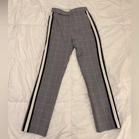 tommy hilfiger women’s plaid grey dress pants size S - Picture 1 of 5